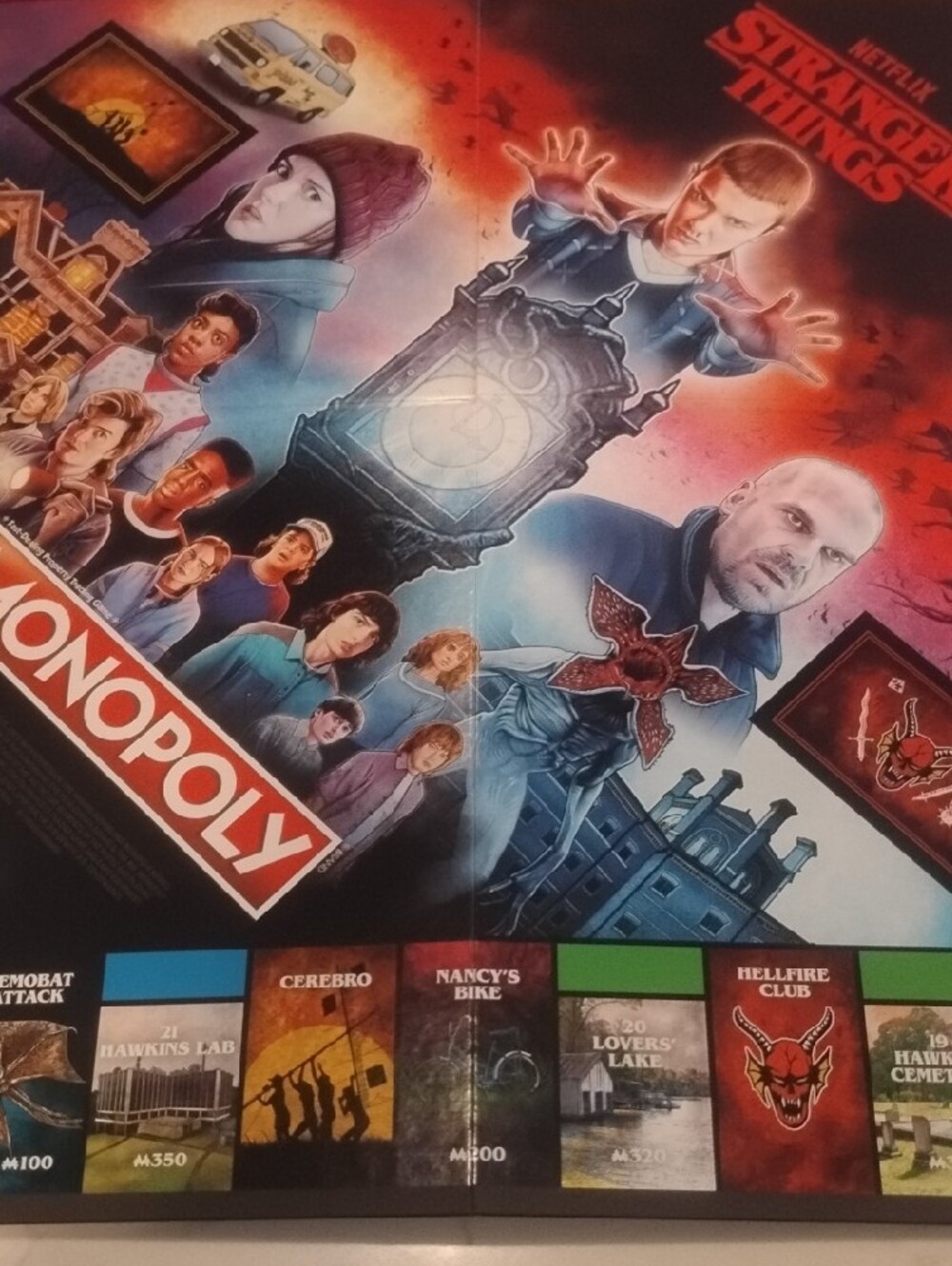 Hasbro Monopoly Stranger Things Board Game - Red, Black, Blue Artwork - Picture 11 of 13